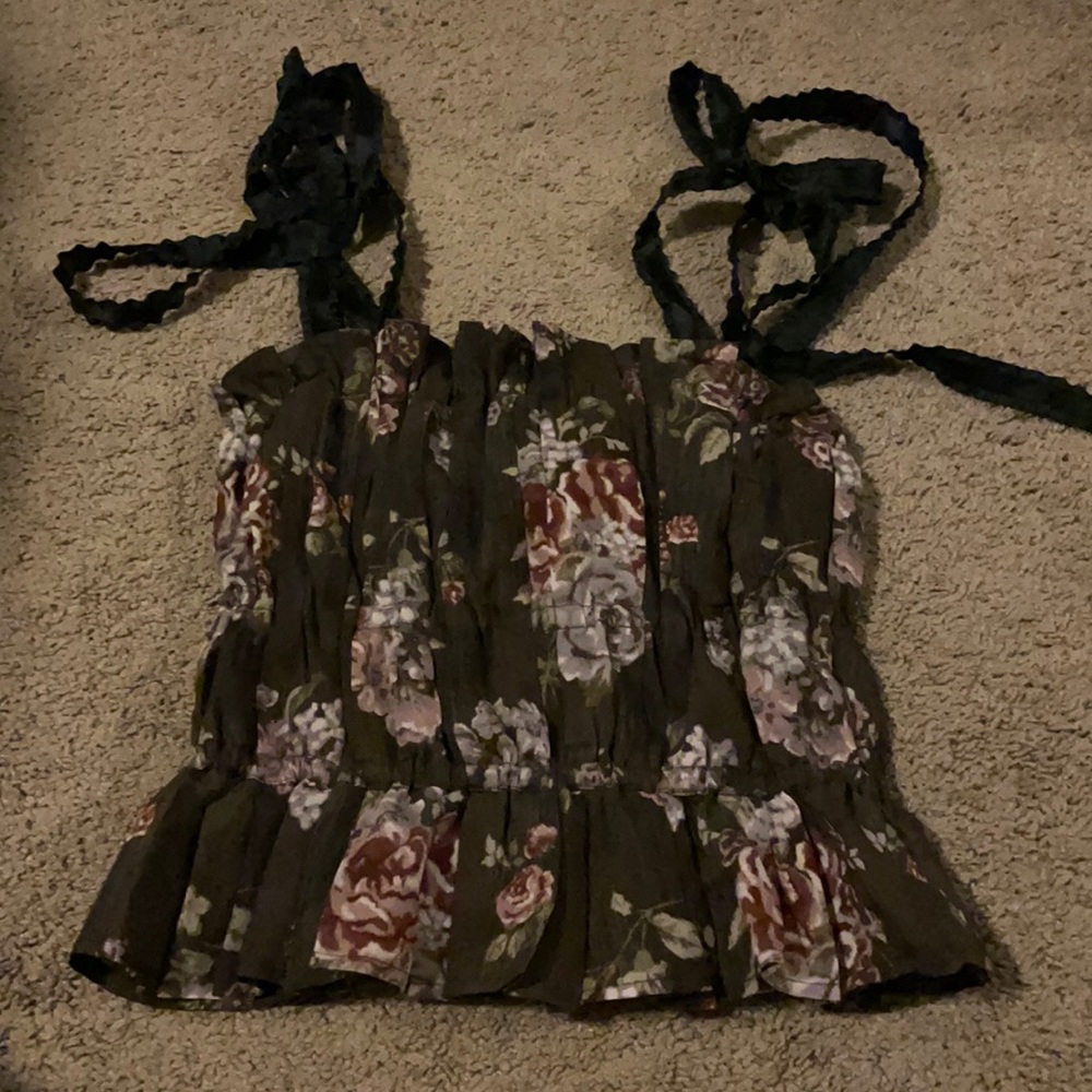 Brock Collection x H&M Lyocell-blend Floral Top